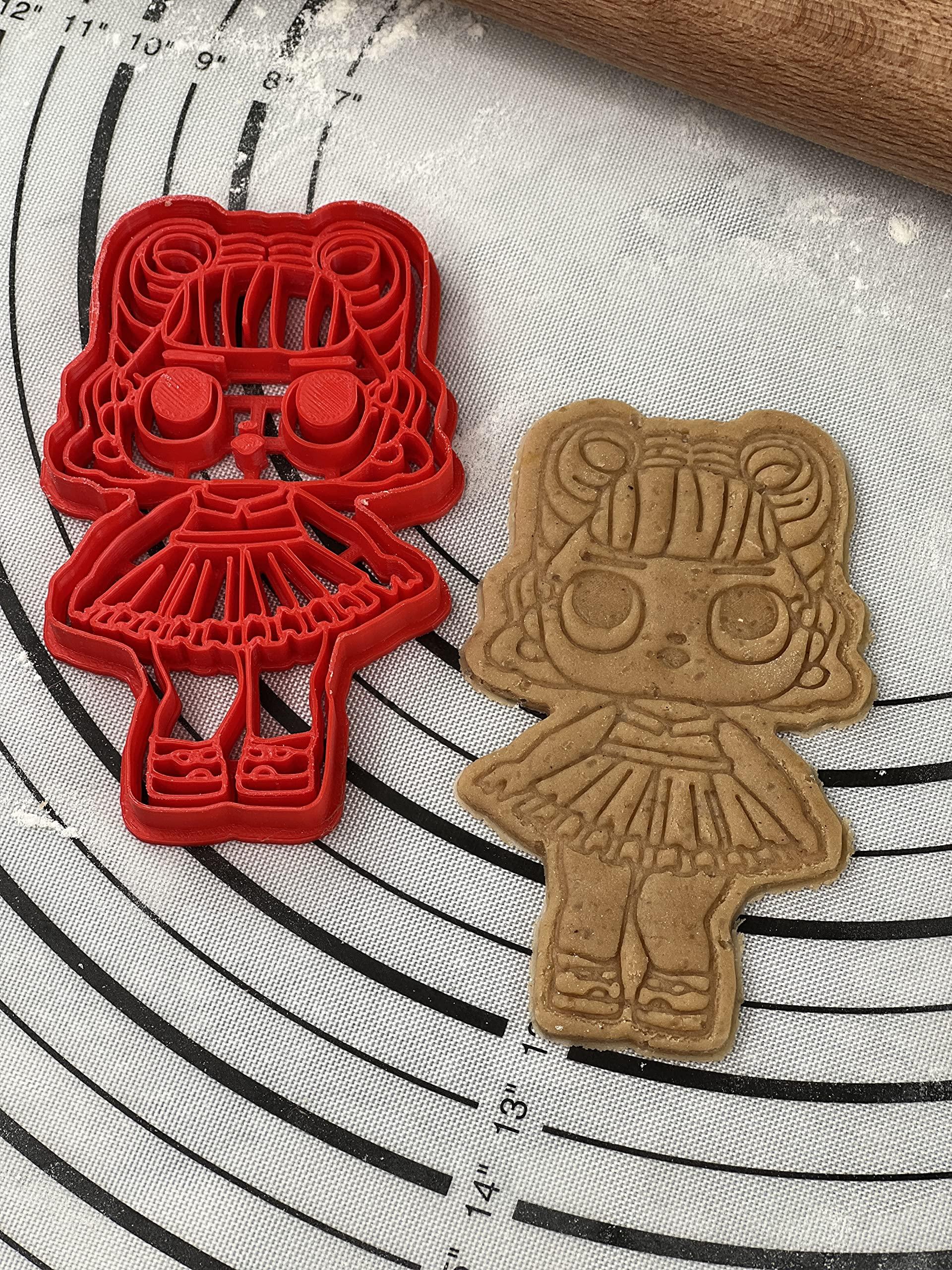 3D Kitchen Art L.O.L Surprise Doll Cookie Cutter and Mold LOL 5-Inch-Scale Produced by 3D Kitchen Art (Doll 5)