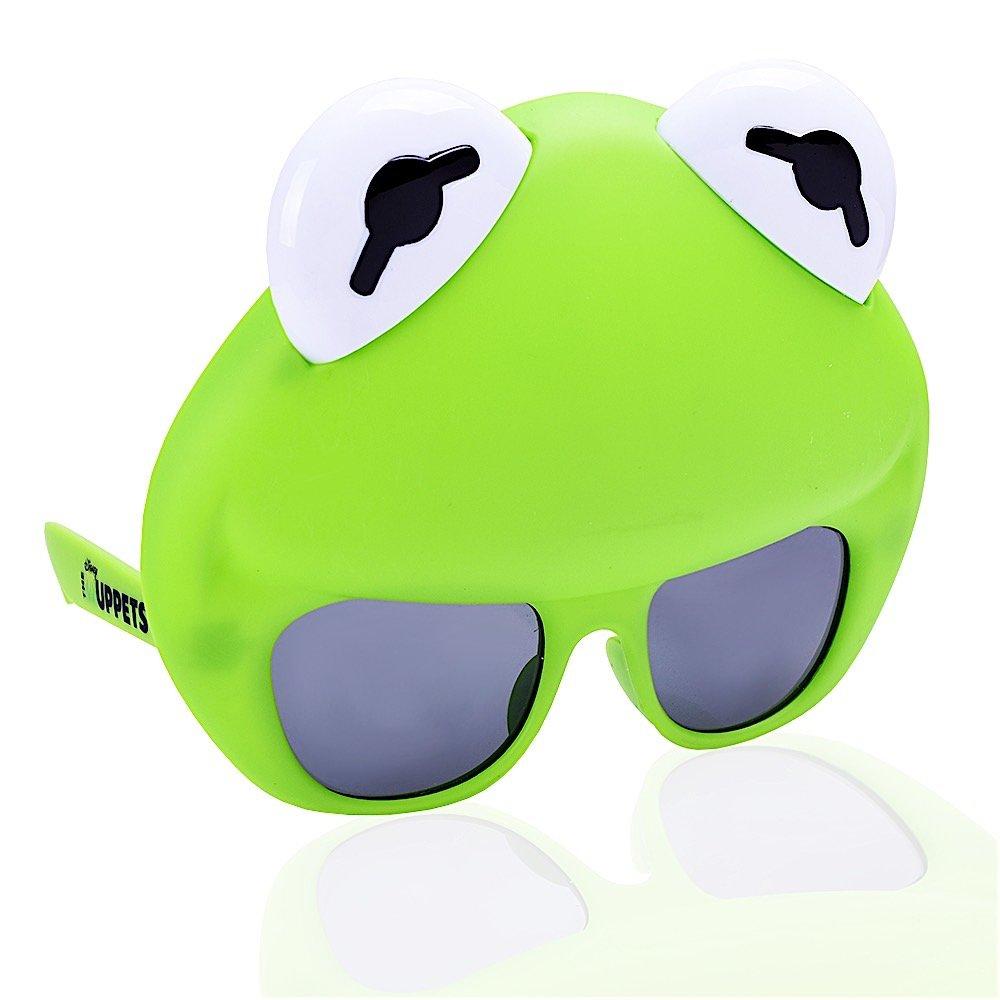 Sun-Staches Sun-Staches Kermit Sunglasses | Muppets Costume Accessory | UV400 | One-Size Fits Most