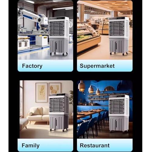 WXXSHGDW WXXSHGDW Evaporative Air Cooler for Room, 3 in 1 Portable Swamp Cooler, Air Conditioner Portable, 90Oscillation, 3 Speed 7.5H Timer, 75L Large Capacity Water Tank for Garage, Patio, Outdoor