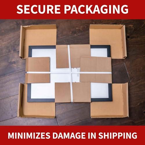 Poster Palooza Poster Palooza 22x18 Frame Gold Antique Patina Solid Wood Picture Frame | 1.25 Inch Moulding Width | with UV Acrylic Plexiglass, Foam Board Backing & Hanging Hardware Included