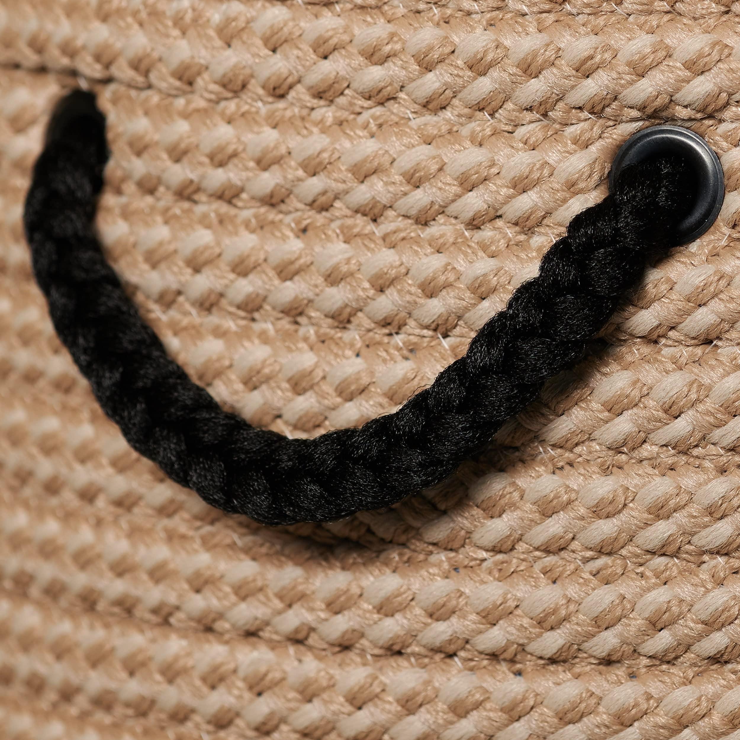 Colonial Mills Colonial Mills Light House 18-inch Round Indoor/Outdoor Braided Storage Basket Olive