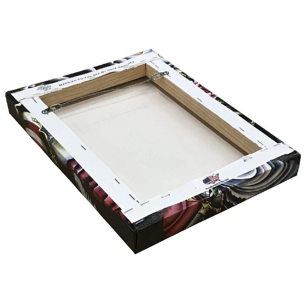 Black Market Art Company Huebert by Noel Terracina Blue Rose Taranchula Spider Wall Canvas Fine Art Print