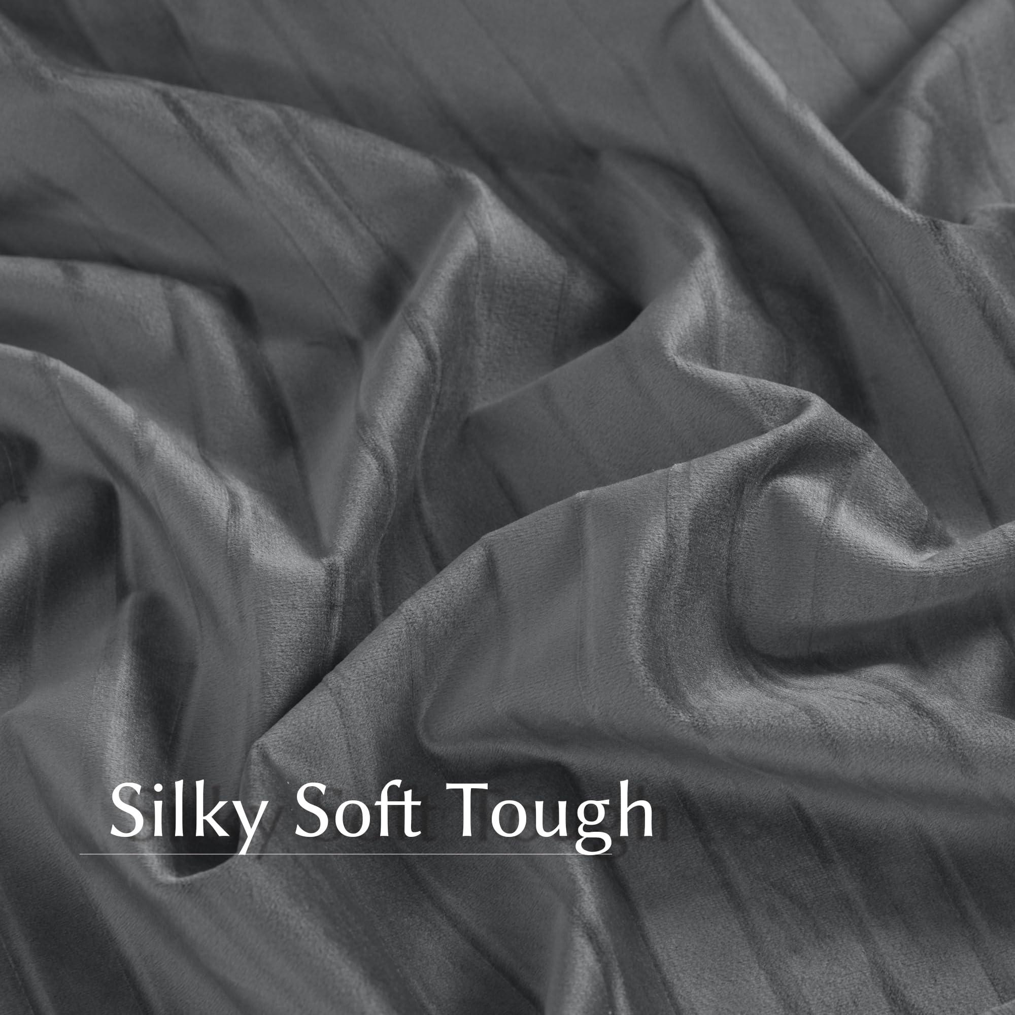 RYB HOME RYB HOME Striped Velvet Curtains 96 inches Long, Back Tab Room Darkening Noise Reducing Window Treatment for Living Room Bedroom Privacy Protect for Stuido, Camel Beige, W52 x L96 inch, 2 Panels