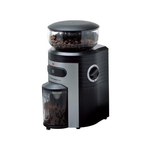 Espressione Espressione Professional Conical Burr Coffee Grinder, Black/Silver, 8.5-Oz.