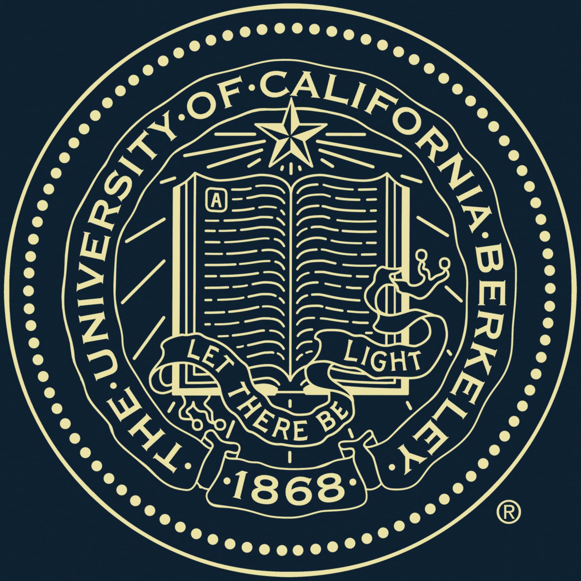 Framerly Framerly - University of California Berkeley 11\" W X 8.5\" H Diploma Frame - Fits a Bachelor\'s, Master\'s and Phd - Gold Embossed Diploma Frame - Cherry Moulding with Navy Matting - Officially Licensed