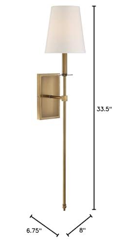 Savoy House Savoy House 9-7144-1-322 Monroe 1-Light Sconce in Warm Brass