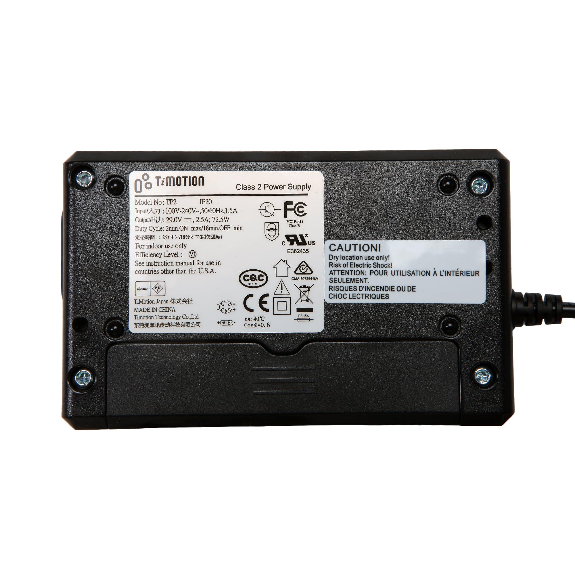 Uetmulik Recliner Timotion TP2 TP2P IP20 5 Pin Power Supply Adapter Kits Replacement