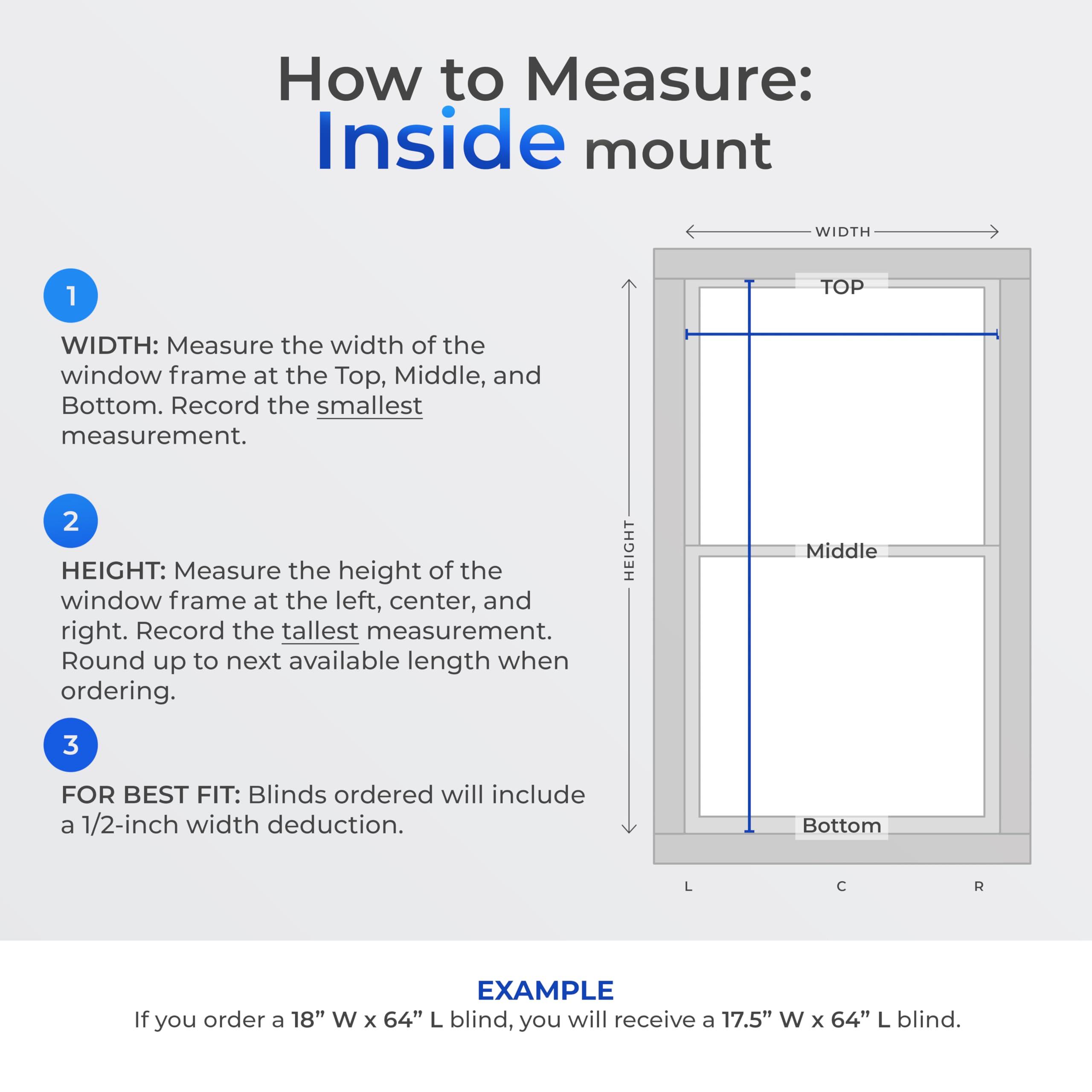 Lumino 2 Inch Cordless Room Darkening Faux Wood Blind - 55" W x 48" L - White, Over 1,000 Custom Sizes Starting at 18.97, Inside or Outside Mount, Venetian Shades for Interior Windows by Lumino