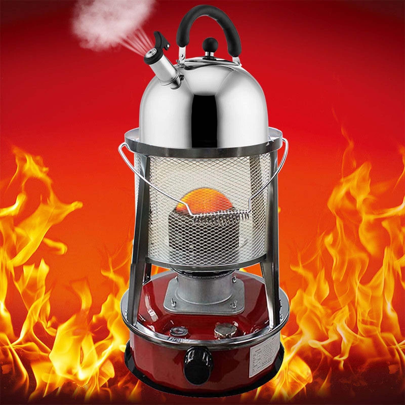 CXLL Mini Kerosene Heater, Indoor Non Electric Heater, Small Kerosene Heater for Camping, Handle Design, Easy to Carry Kerosene Stove, Cotton Wick Good Burn, Can Be Used Indoors and Outdoors