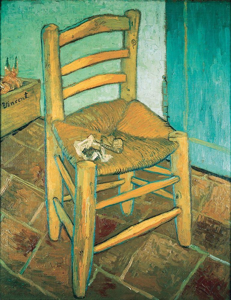 Posterazzi Van Gough-Vincents Chair Poster Print - Collection Masters (18 x 24)