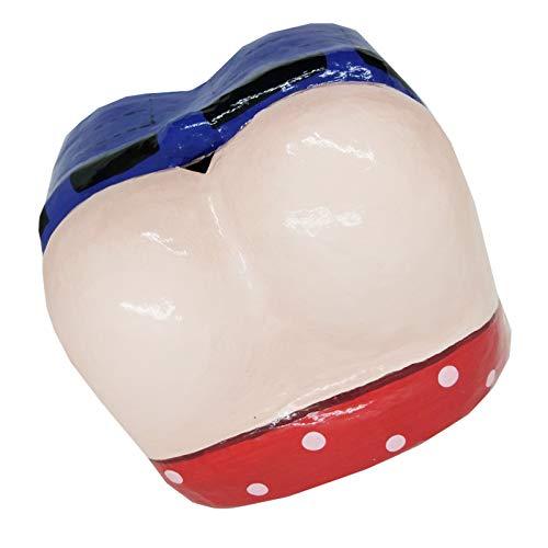 WitnyStore Toilet Paper Holder Tissue Bathroom Paper Mache Holding roll Handmade Booty Bum Butt Ass Craft Chic Home Decor Funny Joke