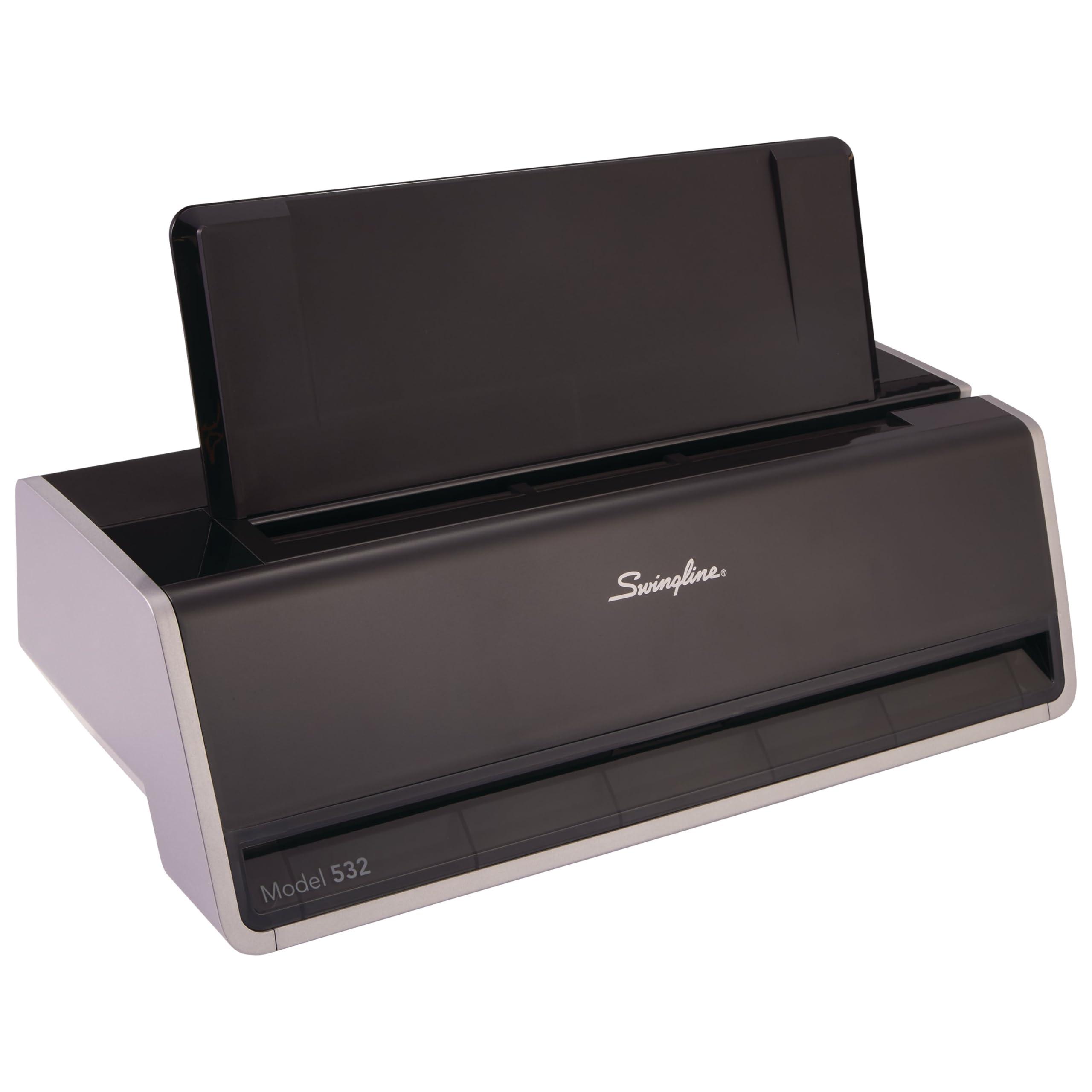 Swingline Swingline Electric Hole Puncher 2 Hole, 28 Sheet Capacity Hole Punch, Jam Resistant, Touch Screen, Platinum (74532)