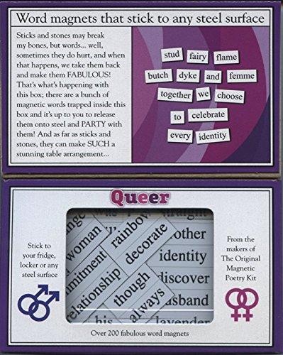 Magnetic Poetry Magnetic Poetry - Queer Kit - Words for Refrigerator - Write Poems and Letters on the Fridge - Made in the USA