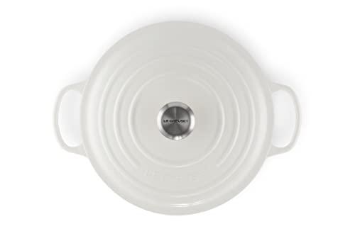 Le Creuset Le Creuset Enameled Cast Iron Signature Round Dutch Oven, 7.25 qt., White