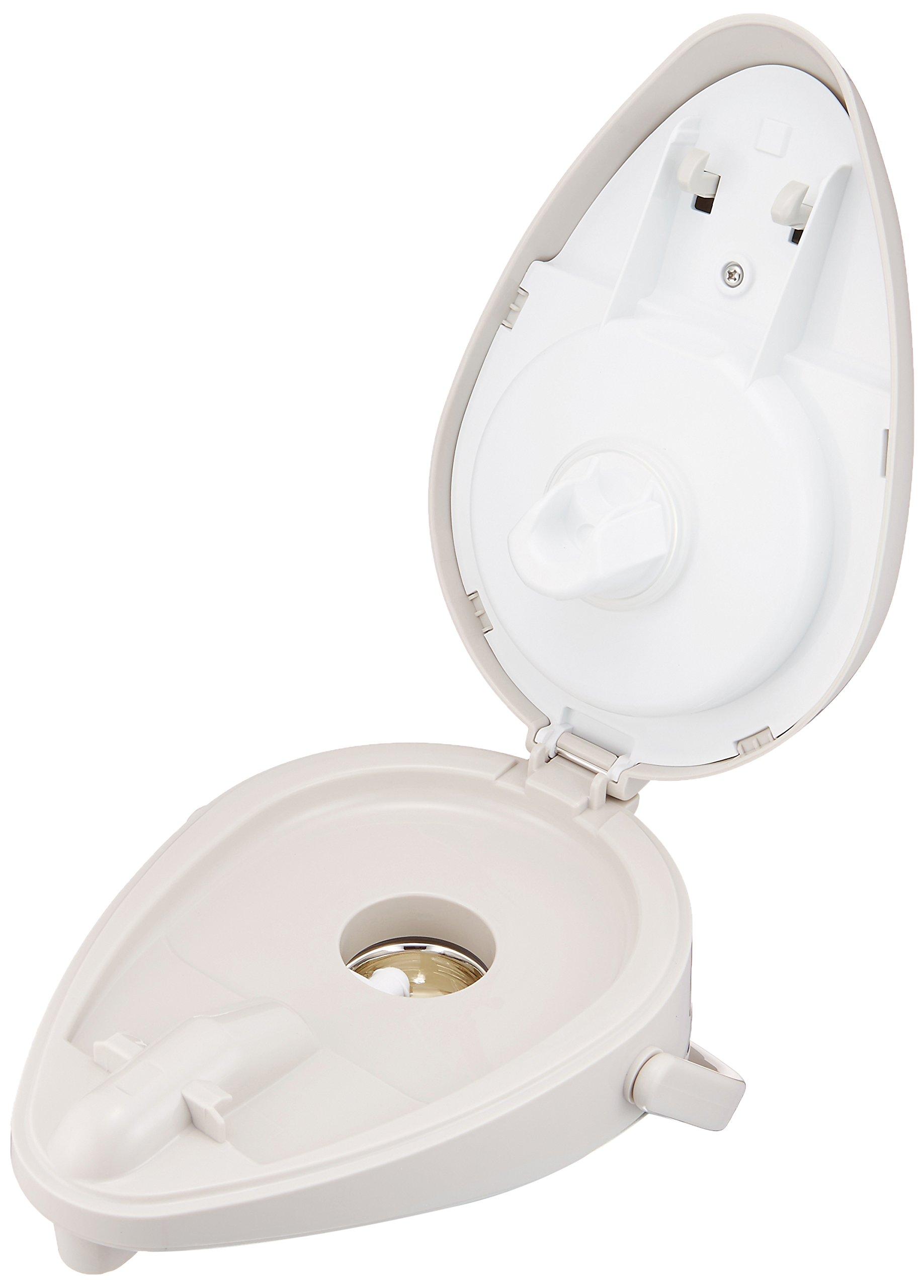 ???????(ZOJIRUSHI) Zojirushi AB-RB22-HM Glass Thermos, Air Pot, Tabletop, Thermal, 0.7 gal (2.2 L), Metallic Gray