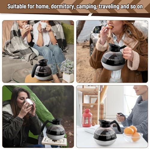 Gazechimp Coffee Decanter Pot Replacement Carafe,Coffee Carafe Coffee Kettle for Restaurant