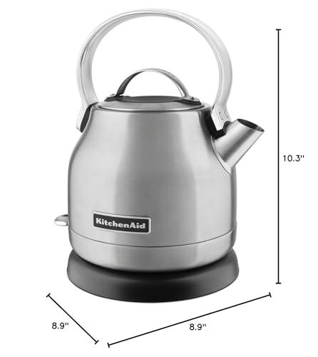 KitchenAid KitchenAid KEK1222SX 1.25-Liter Electric Kettle - Brushed Stainless Steel,Small