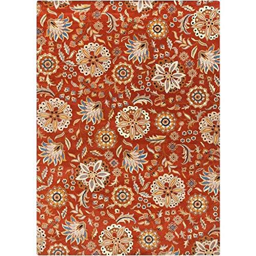 Surya Surya Athena ATH-5126 Hand Tufted Wool Square Floral and Paisley Area Rug, 9-Feet 9-Inch