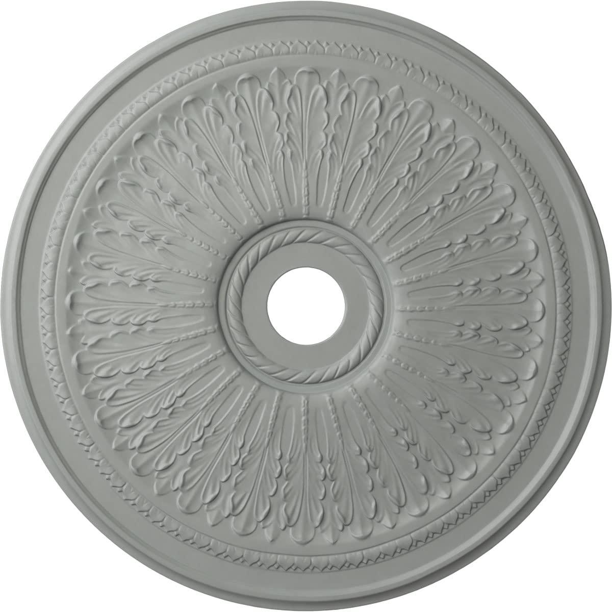 Ekena Millwork Ekena Millwork CM29OA Oakleaf Ceiling Medallion, 29 1/8\"OD x 3 5/8\"ID x 1\"P (Fits Canopies up to 6 1/4\"), Factory Primed