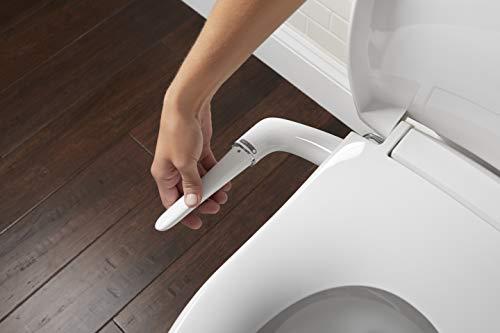 Kohler KOHLER 5724-0 PureWash M250 Elongated Bidet Toliet Seat, Manual Non-Electric Bidets for Existing Toilets, Adjustable Bidet Sprayer, White