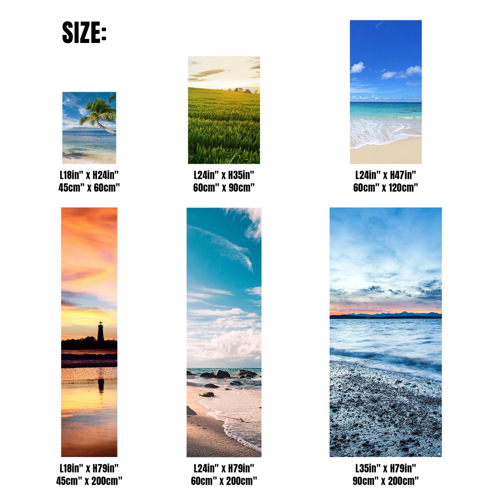 Blinshir Custom Business Sign, Window Store Logo, Operation Hours, Personalized Window Film with Photo Text, Frosted Window Advertising Sticker for Living Room Bathroom Glass Door Sign 18 x 79 in