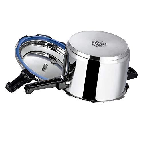 Vinod Vinod V-7L Stainless Steel Sandwich Bottom Pressure Cooker, 7.4 Quart