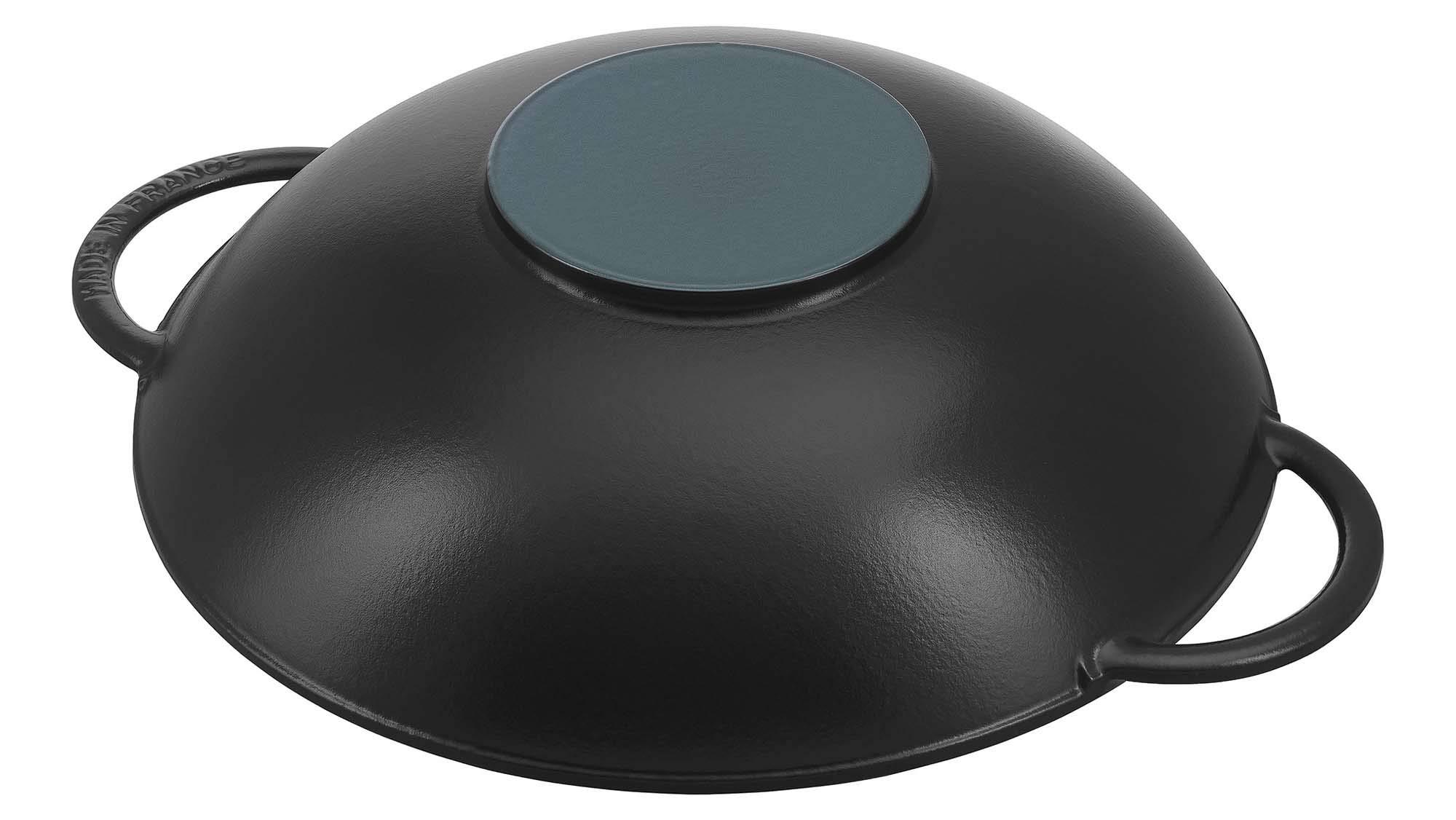 STAUB STAUB Cast Iron Baby Wok, 0.5-quart, Black Matte