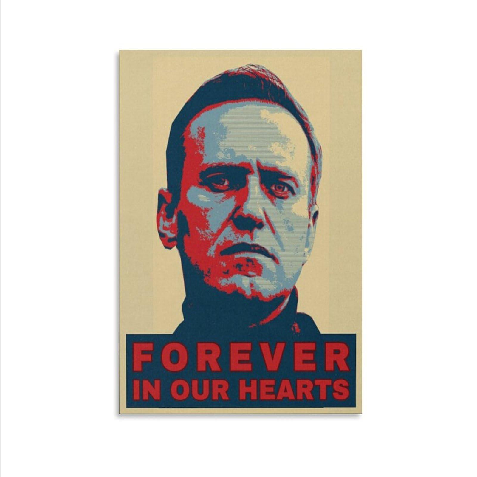 XIAOBO Alexei Navalny Politician Art Poster Celebrity Quote Art Poster Room Aesthetic Poster (4) Canvas Poster Wall Art Decor Print Picture Paintings for Living Room Bedroom Decoration Unframe-style 20x30inc