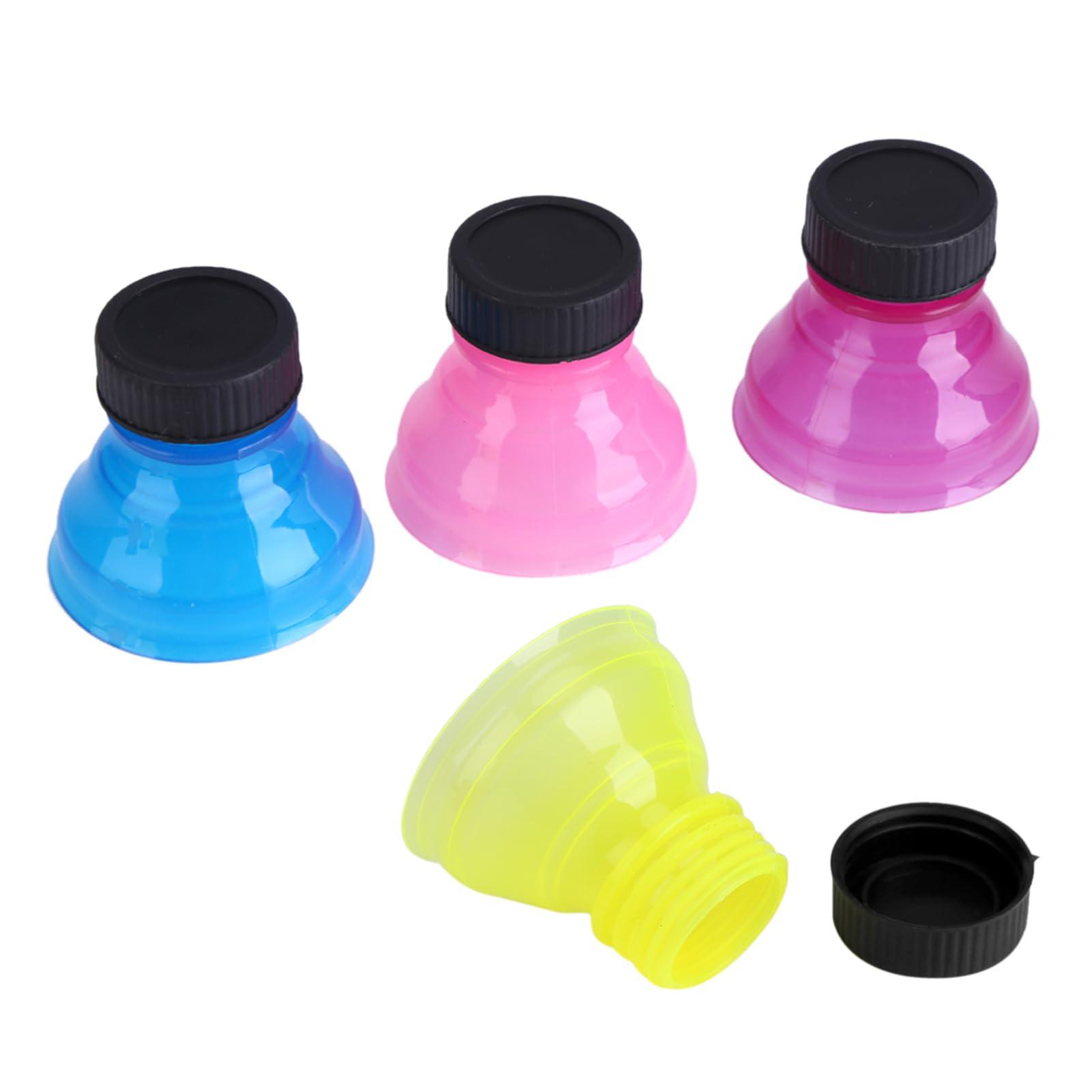 Refeng 6 Pack Fizzy Drink Lids Reusable Practical Snap On Can Bottle Lids Soda Can Lids For Cold Soda Beverage Lids