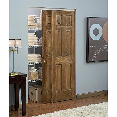 Johnson Hardware Johnson Hardware 2200F Twin Wheel Sliding Bypass Door Hardware 72"