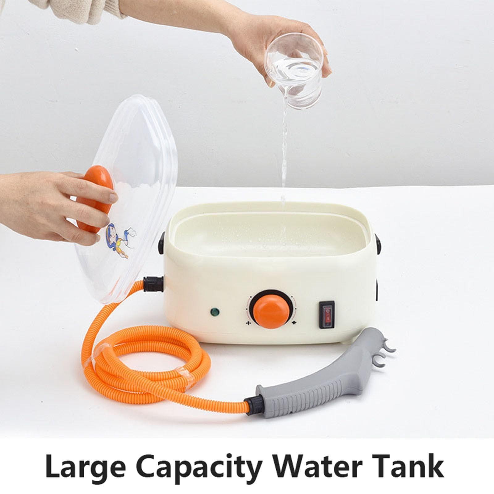 HEAXIY 2500W High Temperature Steam Cleaner with 3 Brush Heads, Handheld Household Cleaning Machine, Suitable for Kitchen Furniture Bathroom Car