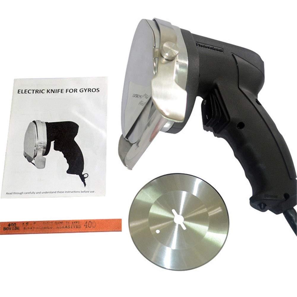 HJWL Meat Slicer Machine, Portable Electric Kebab Slicer Professional Electric Kebab Knife Electric Shawarma Knife for Commercial Use Doner Kebab Slicer