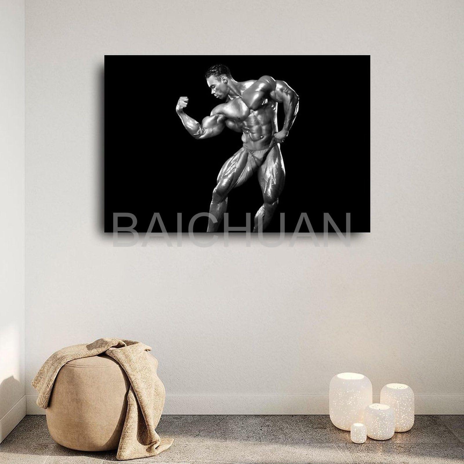 XZOMEAYT XZOMEAYT Kevin Levrone Bodybuilder Poster1 Canvas Painting Wall Art Poster for Bedroom Living Room Decor 18x12inch(45x30cm) Unframe-style