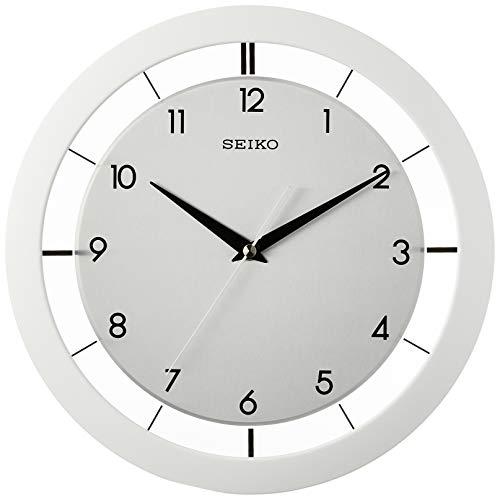 SEIKO SEIKO 11 Inch St John Brushed Metal Wall Clock