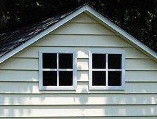 Shed Windows and More Shed Windows and More, Shed Window Square 12\" x 12\" Brown Flush Mount with Safety Glass