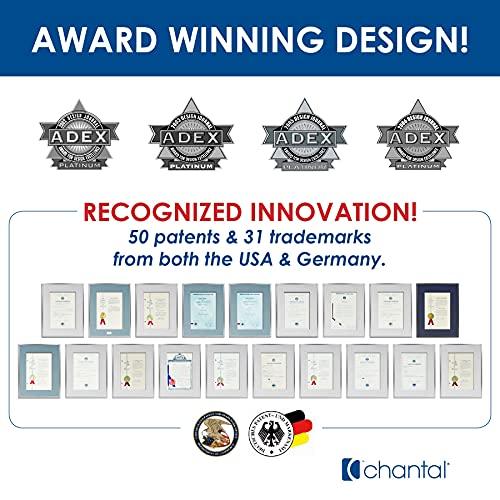 Chantal Chantal Cast Iron Dutch Oven, 3 qt, US Formulated Premium Enamel, Fade Grey