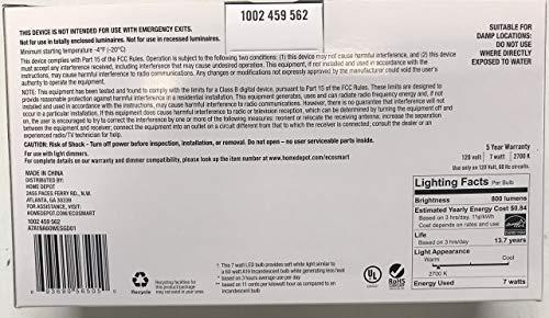 EcoSmart Ecosmart 60W LED Soft White Vintage A19 (60)