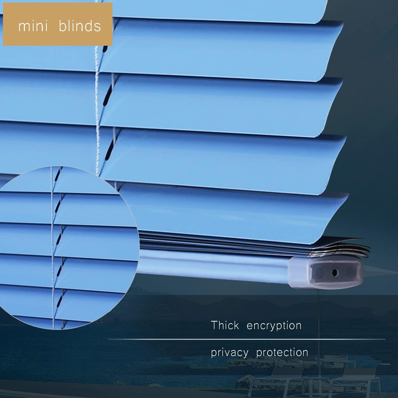 QWEASDF QWEASDF Aluminum Mini Blinds, Window Shades, Custom Horizontal Window Blinds Cut to Size Room Darkening Venetian,Blinds for Windows, Home Office Kitchen, Easy to Clean,W190xH220cm/75x86.6in