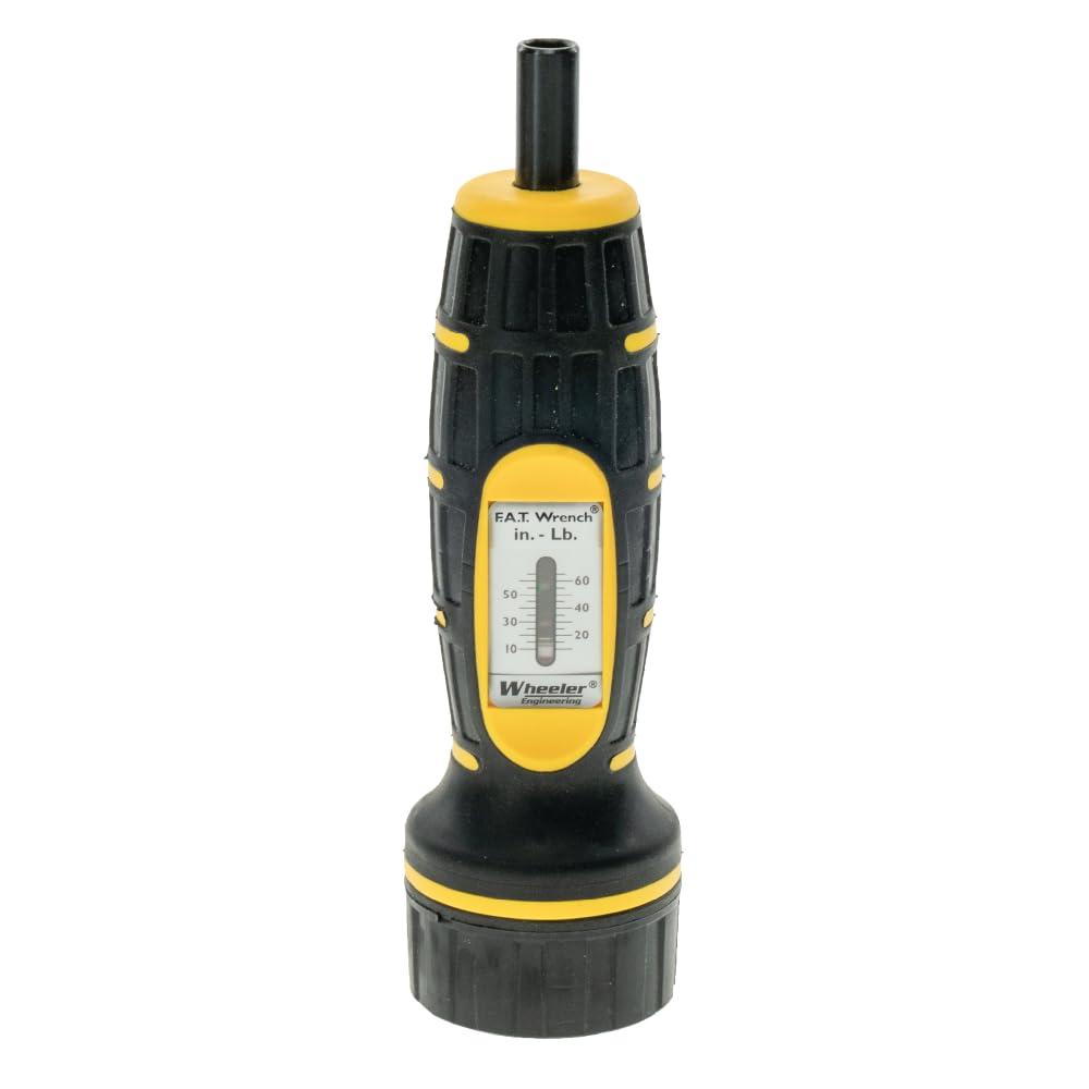 Wheeler Wheeler Manual Firearms Accurizing Torque Wrench with Inch/Pounds Measurement, Bits and Storage Case for Scope Mounting, Gunsmithing and Maintenance