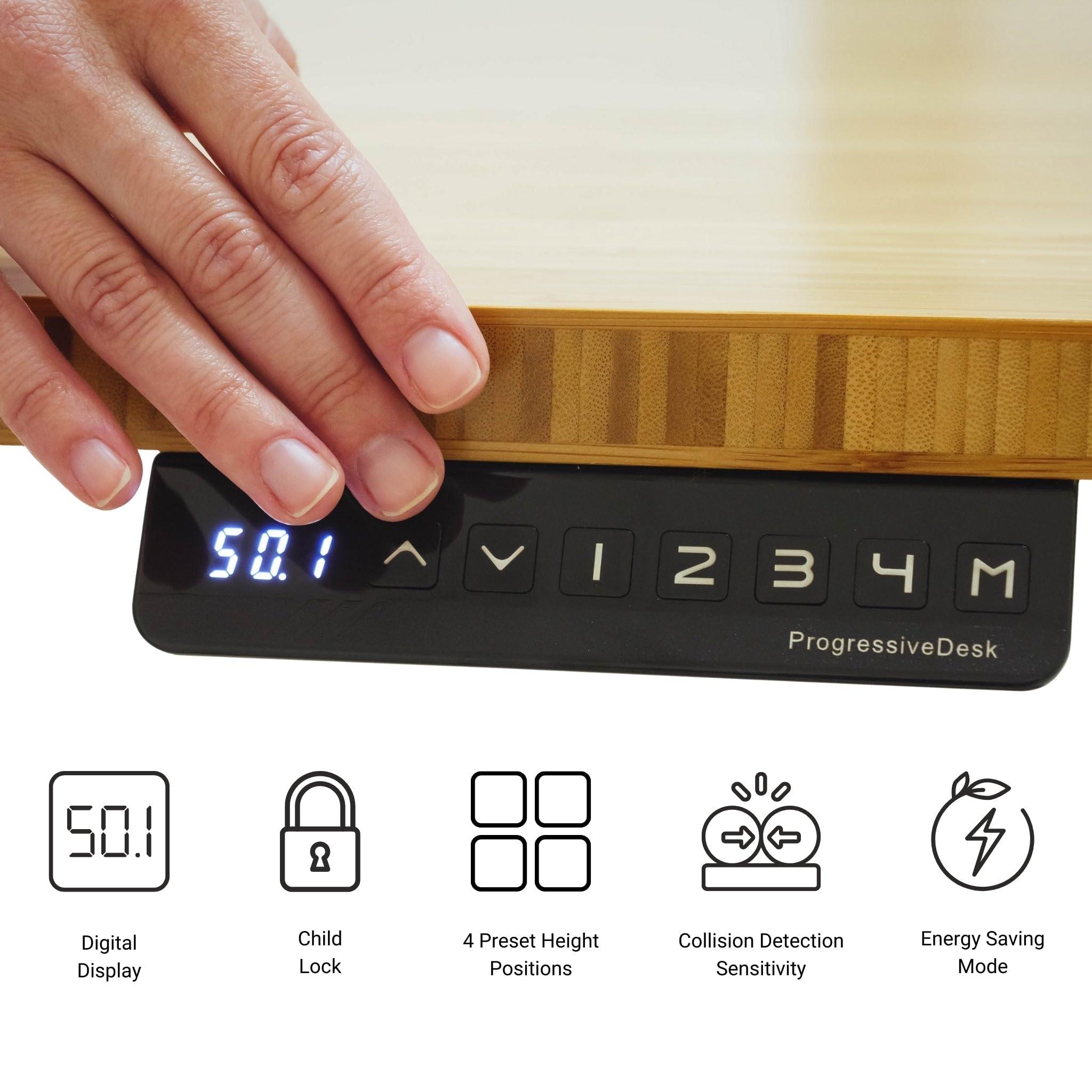 Progressive Desk Standing Desk: FLT-05, DT-3030-WW, DT-4830-WW, DA-10-Black