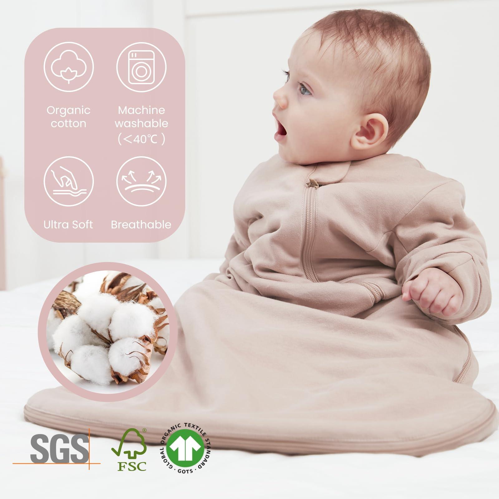 kaiya baby kaiya baby Unisex Sleeping Bag for Babies and Toddlers 3.5 Tog Sleep Sack 18-36Months, Long Sleeve Sleep Sack, Wearable Blanket Baby,One Piece with Sleeves,Gifts for Baby