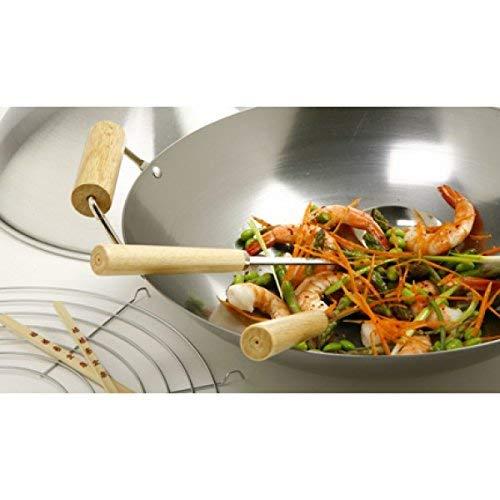 Norpro Norpro 10-Piece Wok Set, Silver, 14 inch