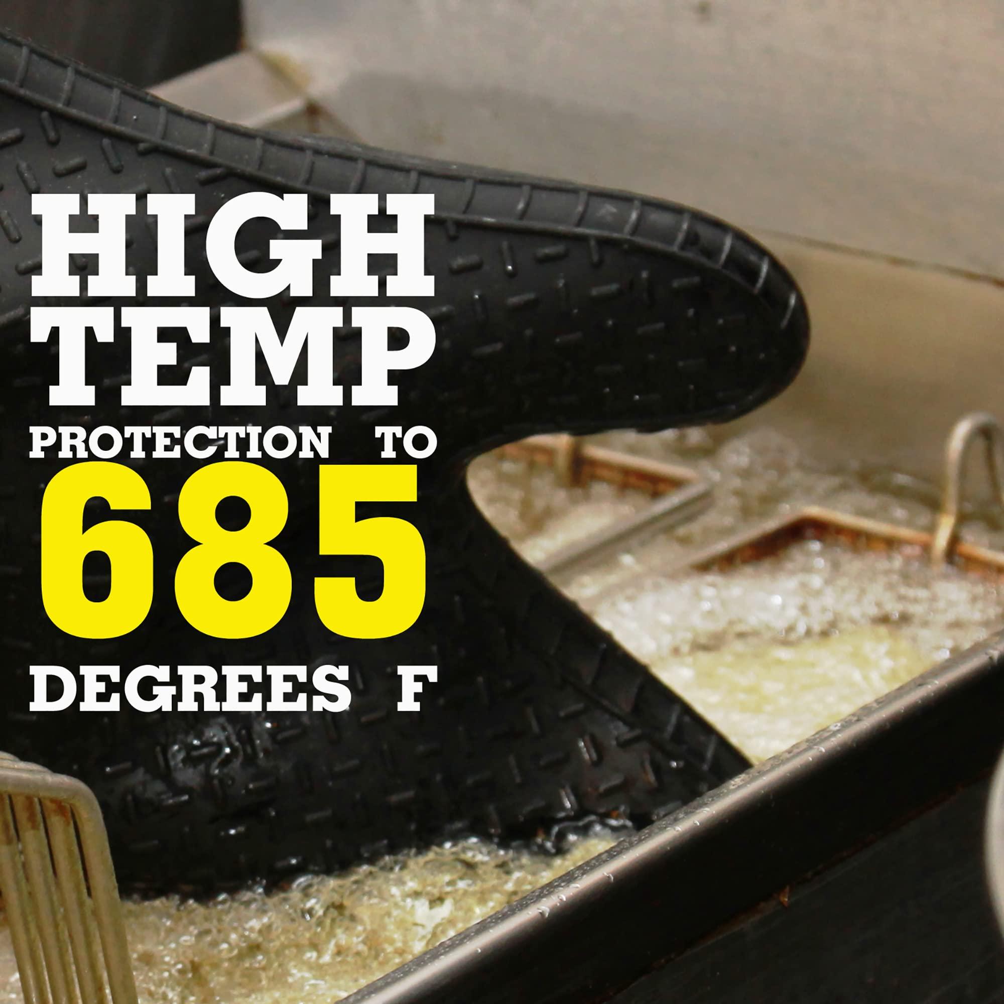 Ritz Silicone Oven Mitt, Black