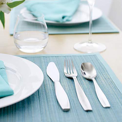 Gourmet Settings Gourmet Settings 20-Piece Silverware Non Stop Collection Flatware Set for 12, Service for 4, Stainless Steel