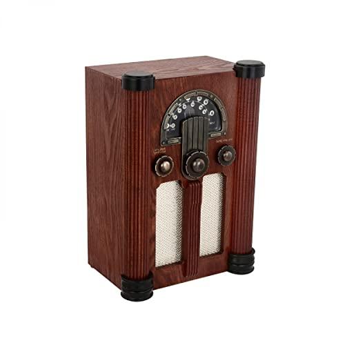 Renovators Supply Manufacturing Radios Natural Oak Empire Tape/Radio AC Operated 14"H | Renovator's Supply