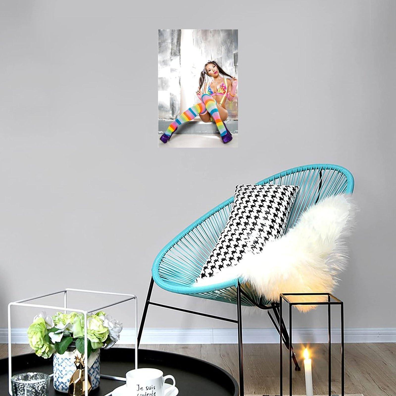 HomeLoft Basics Famous Actor ASA Akira Sexy Model Poster 4Wall Poster Art Canvas Printing Living Room Office Bedroom Aesthetic Poster 12x18inch(30x45cm) Unframe-style