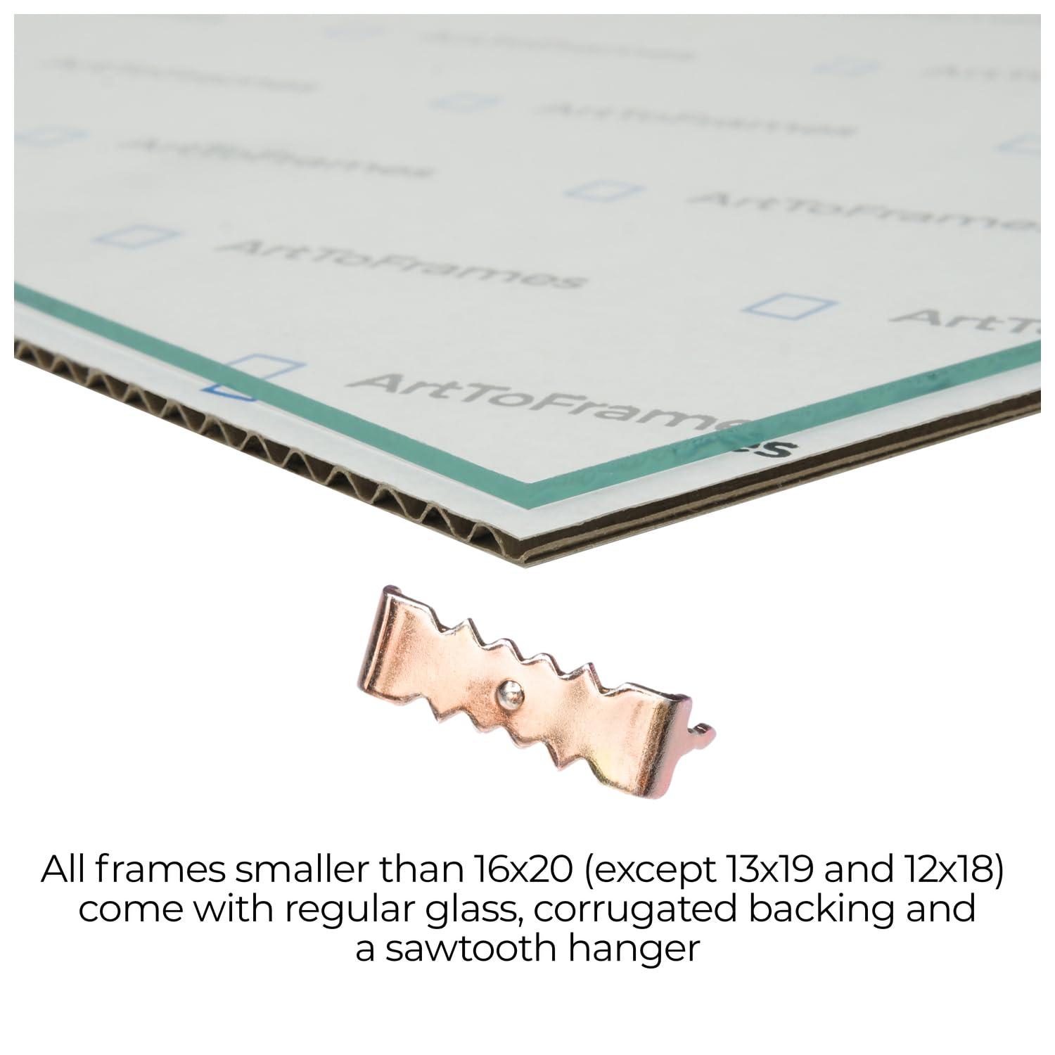 ArtToFrames ArtToFrames 10x13 CM / 3.94x5.12 INCH Red Picture Frame, This 1.25 Inch Custom Wood Poster Frame is Cherry - Comes with Regular Glass and Corrugated Backing (CMWOM0066-71206-YCHY-10x13)