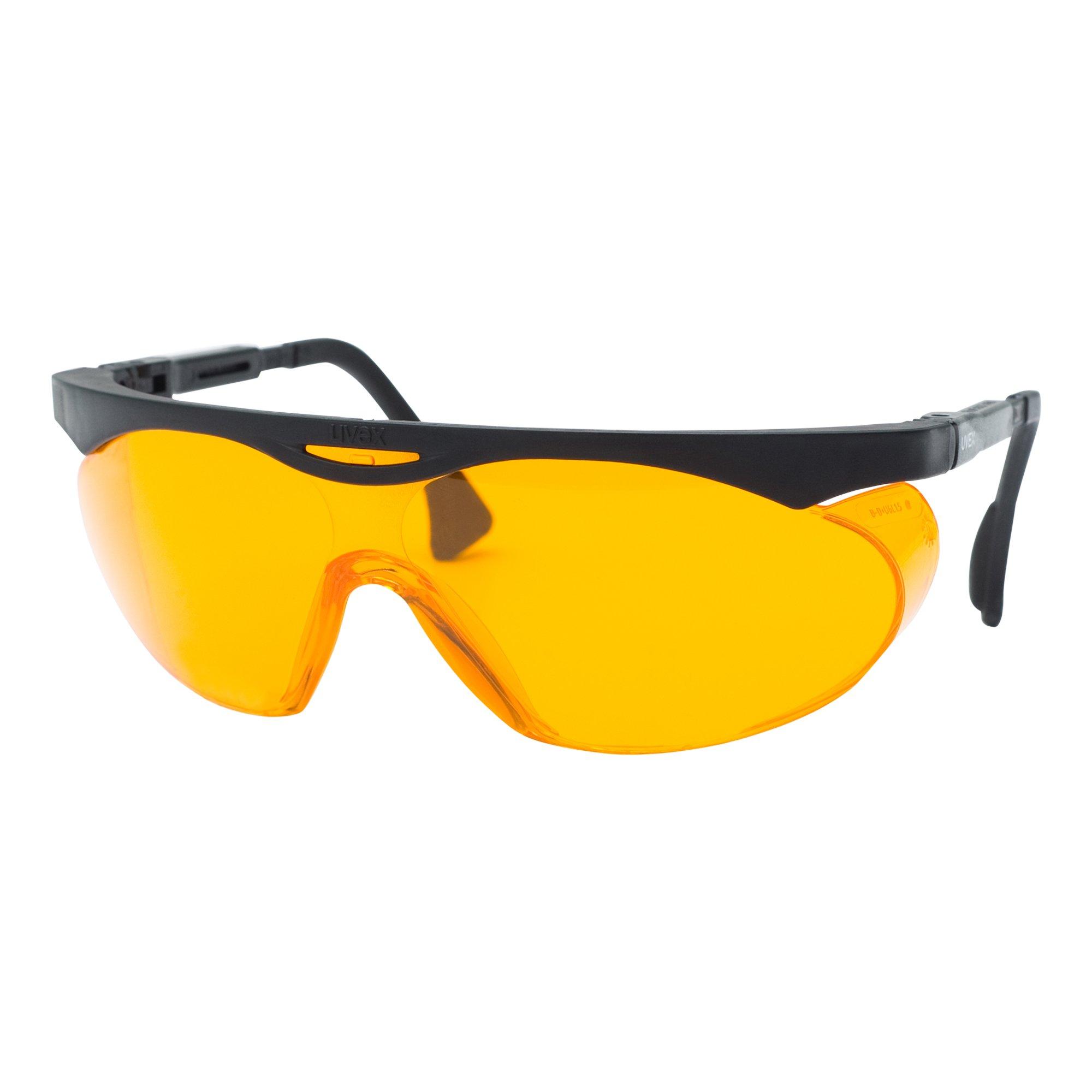 Uvex Honeywell Uvex Skyper Blue Light Blocking Computer Glasses with SCT-Orange Lens, (S1933X), S1933X-3 (3 Count)