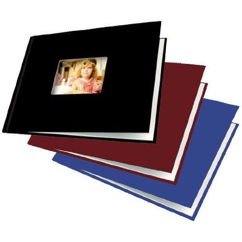 Unibind Unibind 259FD8BA9DF 9mm Black Leatherette 8.5 x 11 Photobook - 10 Pack