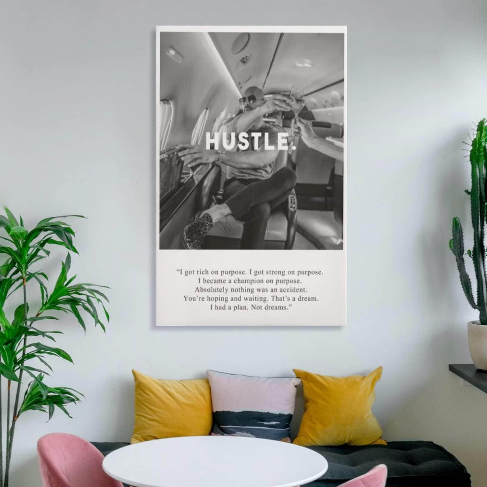 ESyem Posters Andrew Tate Poster Andrew Tate Motivational Inspirational Quote Poster Art (14) Canvas Painting Posters And Prints Wall Art Pictures for Living Room Bedroom Decor 24x36inch(60x90cm) Unframe-s